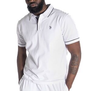 WHITE MAKOBI LUCIANO POLO SHIRT